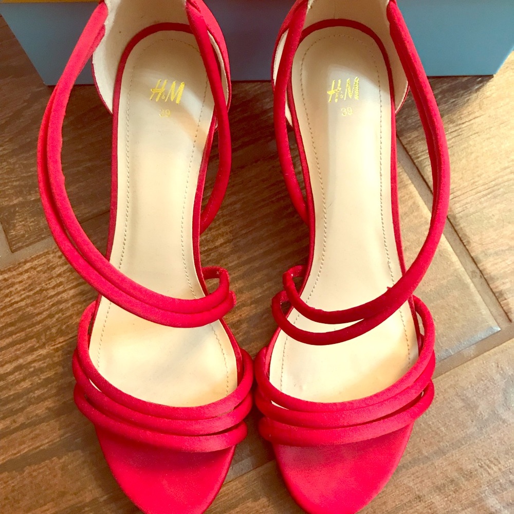 Red sandals